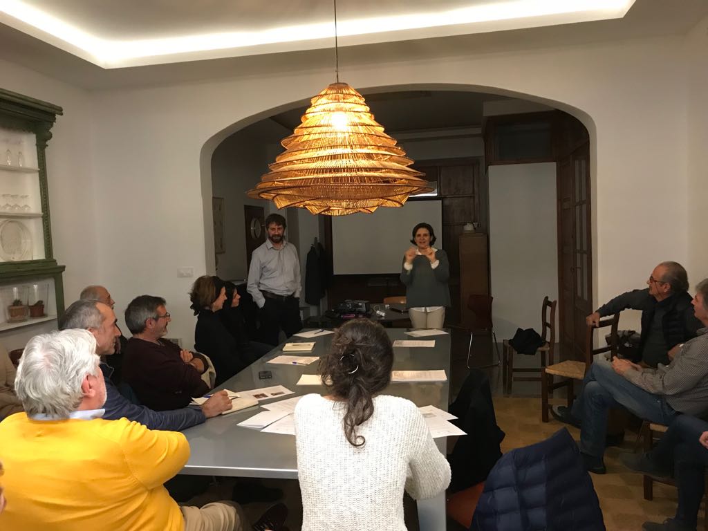 Taller sobre capacidad de carga turística con miembros de Palma XXI y Tramuntana XXI (Valldemosa, 24 enero 2018)